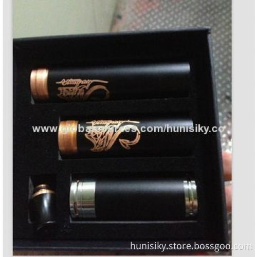 Black Stingray Mod Electric Cigarette, Made of Copper and Stainless Steel